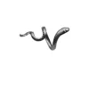Anillo Snake Plateado Anillo de acero plateado forma serpiente abierto unitalla para mujer.